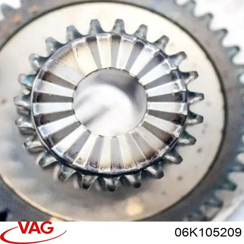 Зірка-шестерня приводу коленвалу двигуна 06K105209 VAG