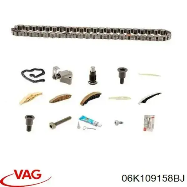 Cadeia do mecanismo de distribuição de gás 06K109158BJ VAG