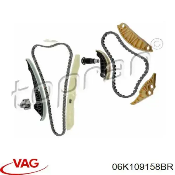 Compre 06K109158BR VAG Cadeia do mecanismo de distribuição de gás