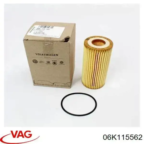 06K115562 VAG filtro de óleo