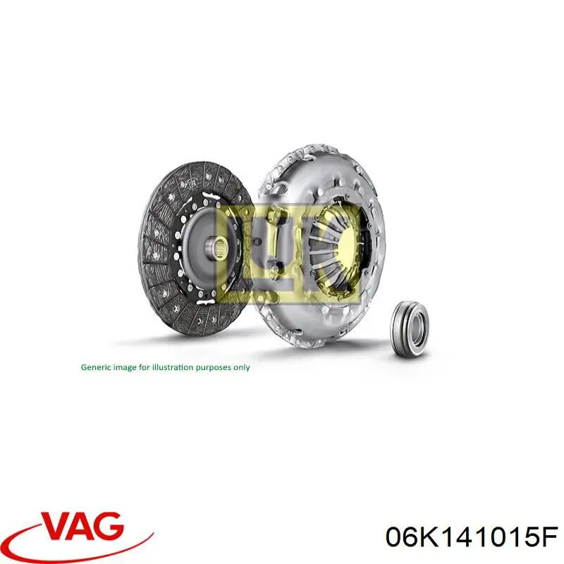 Купить 06K141015FX VAG Комплект сцепления (диск, корзина, подшипник)