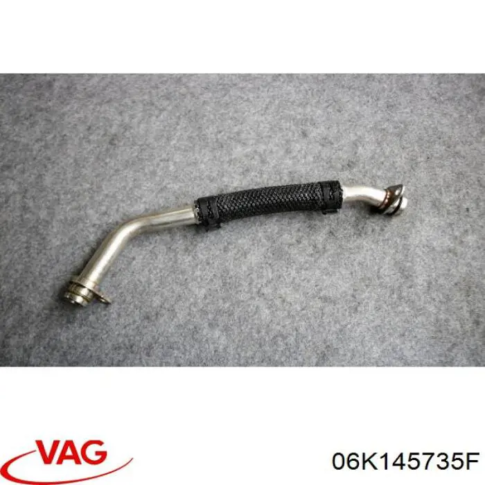 Купить 06K145735G VAG Трубка (шланг) отвода масла от турбины