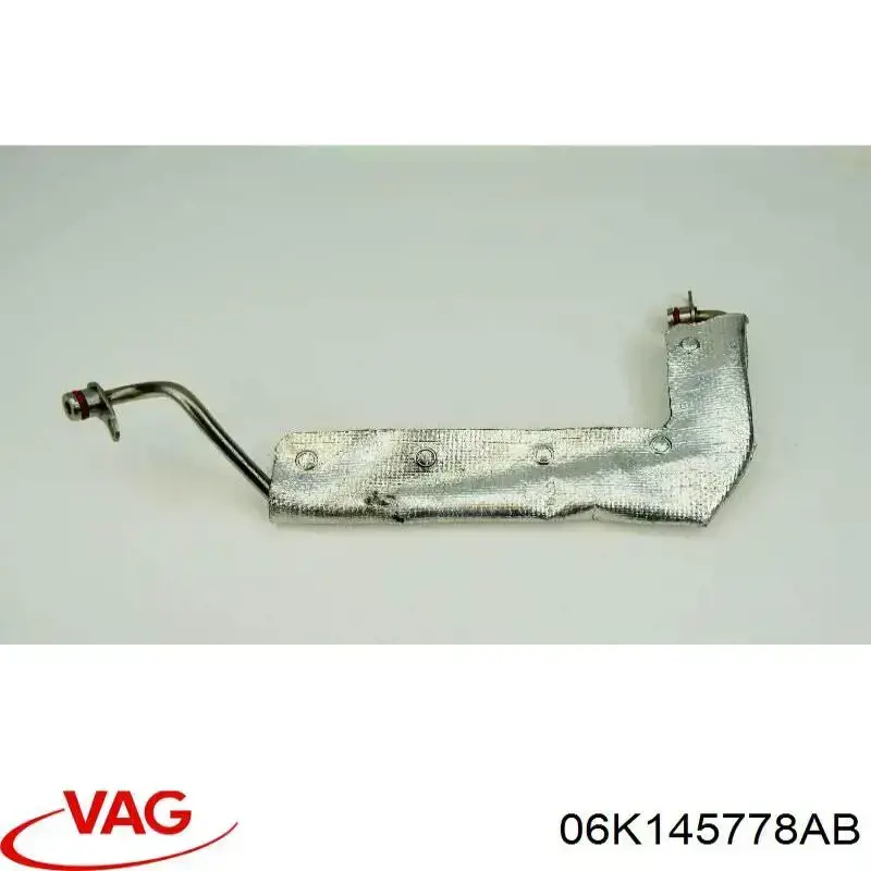 Купить 06K145778AB VAG Трубка (шланг) подачи масла к турбине