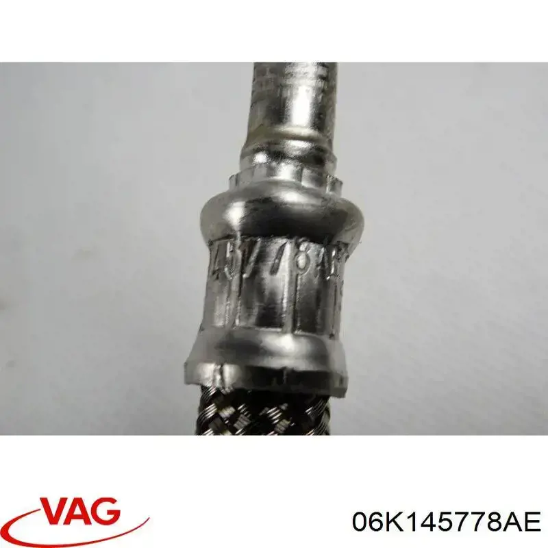 Трубка (шланг) подачи масла к турбине 06K145778AE VAG