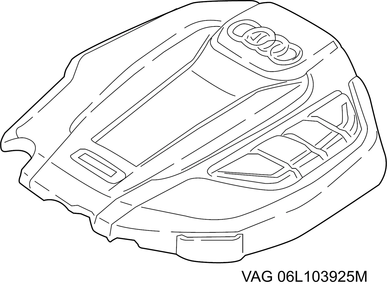 Экран двигателя VAG 06L103925M