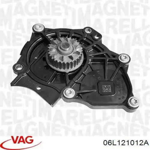 Помпа водяная (насос) охлаждения, в сборе с корпусом 06L121012A VAG