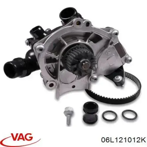 Bomba de agua, completo con caja 06L121012K VAG/Audi