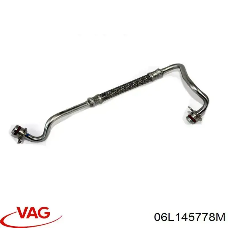 Трубка (шланг) подачи масла к турбине VAG 06L145778M цена, от 14.11 USD