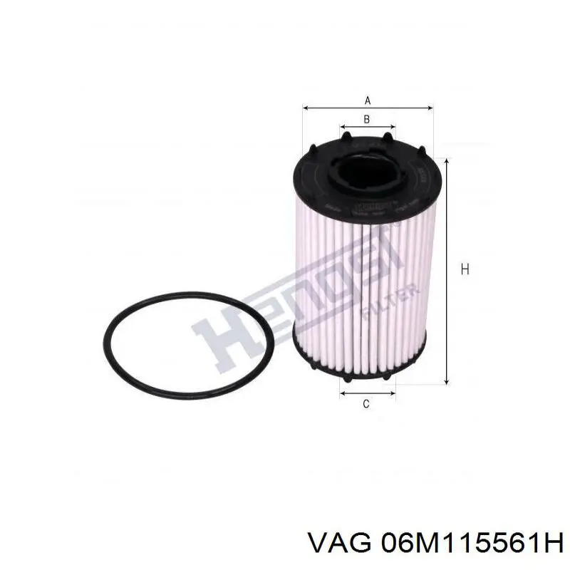 Купить 06M115561H VAG Фильтр центробежный очистки масла