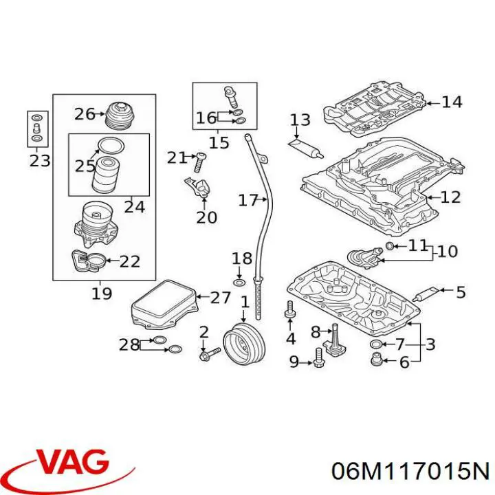  VAG 06M117015N цена, от 56.43 USD