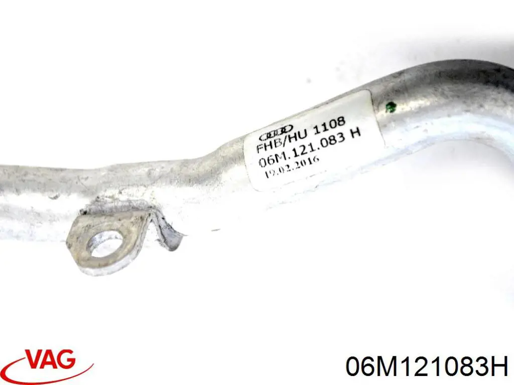 Шланг (патрубок) жидкостного охлаждения турбины, обратка 06M121083H VAG