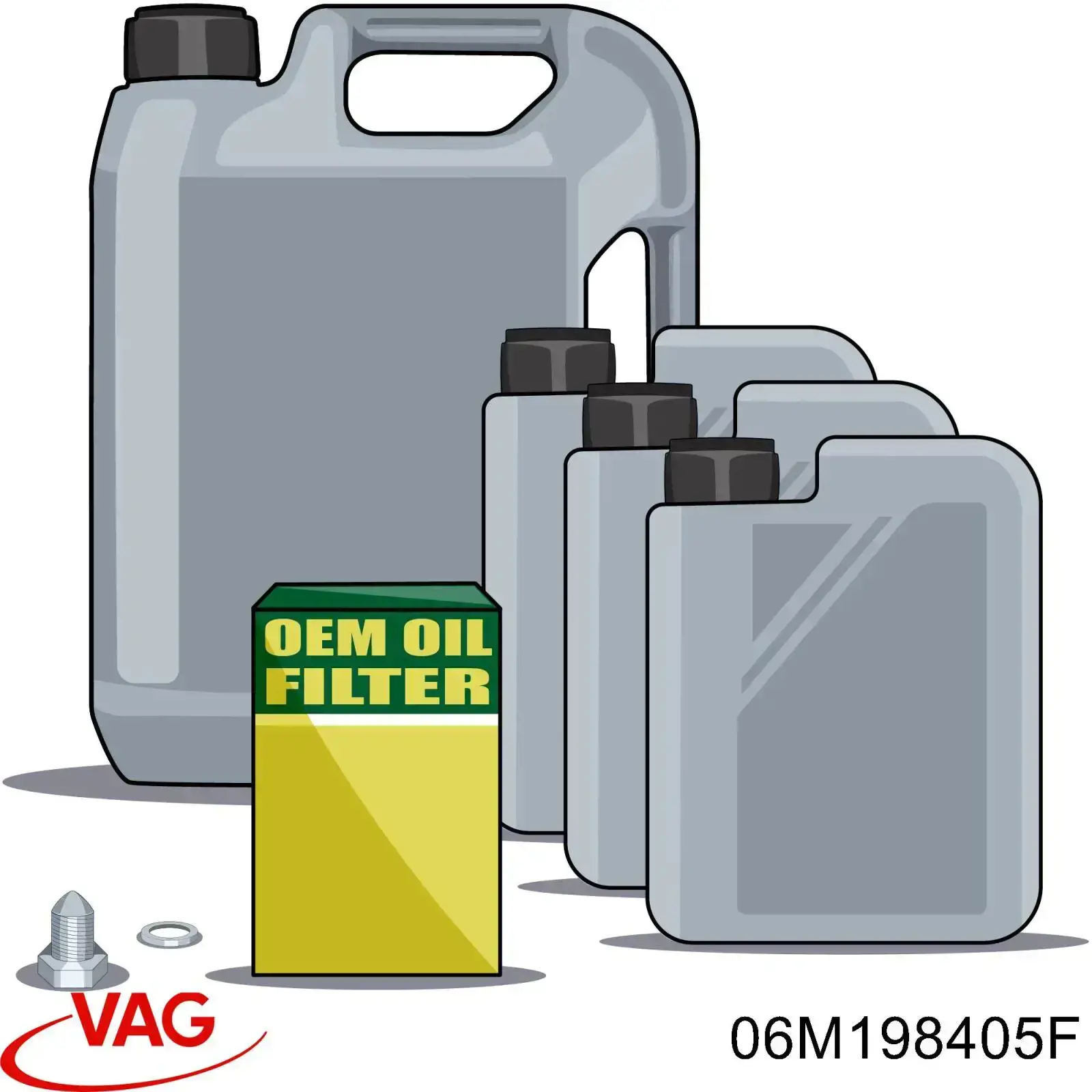 Купить 06M198405F VAG Фильтр центробежный очистки масла