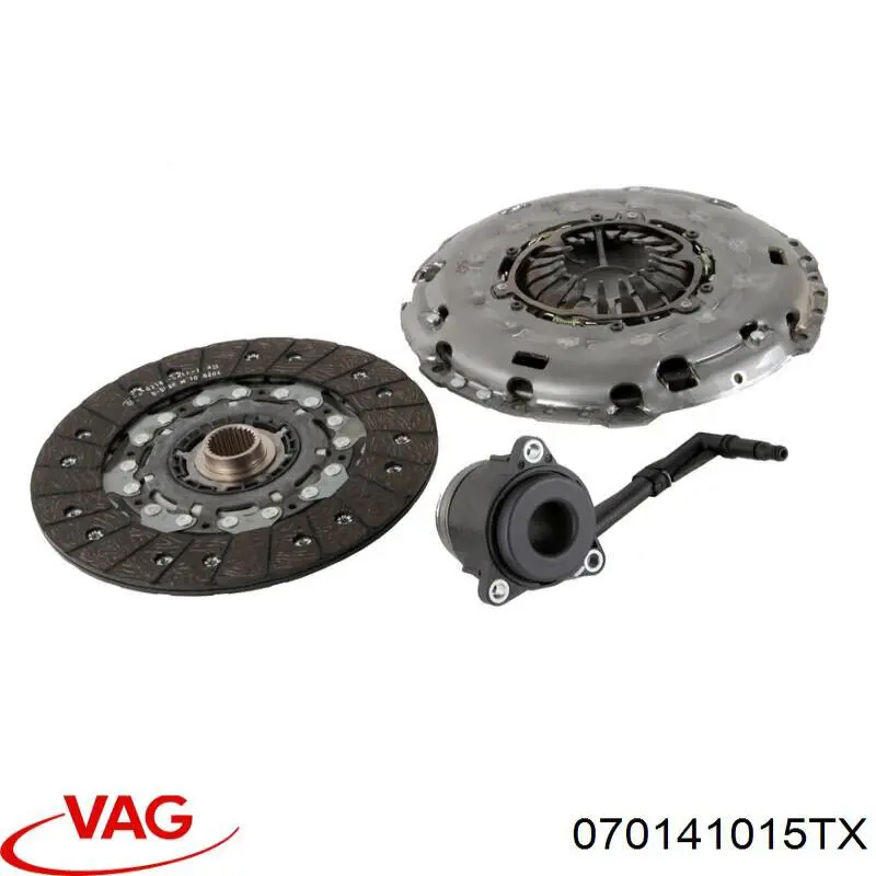 Комплект сцепления (3 части) VAG 070141015TX цена, от 250.95 USD