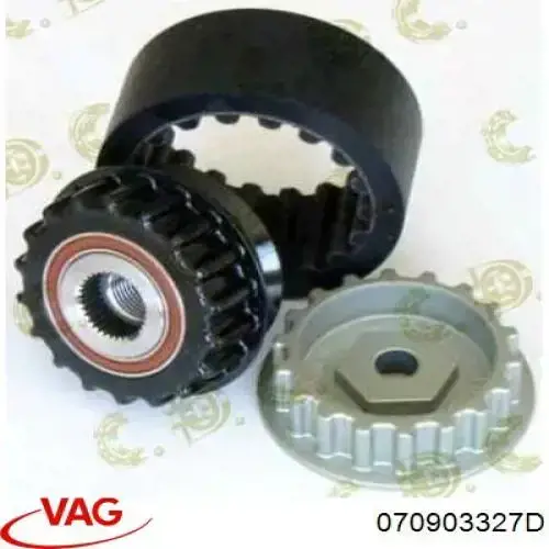 Муфта шкива генератора, эластичная VAG 070903327D цена, от 16.93 USD
