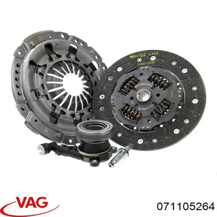 Комплект сцепления (3 части) VAG 071105264 цена, от 701.40 USD