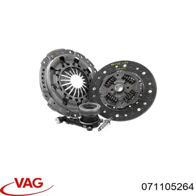 071105264D VAG volante de motor