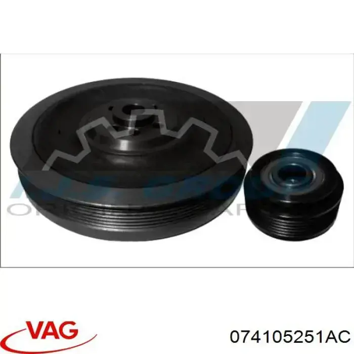 Polia de cambota 074105251AC VAG