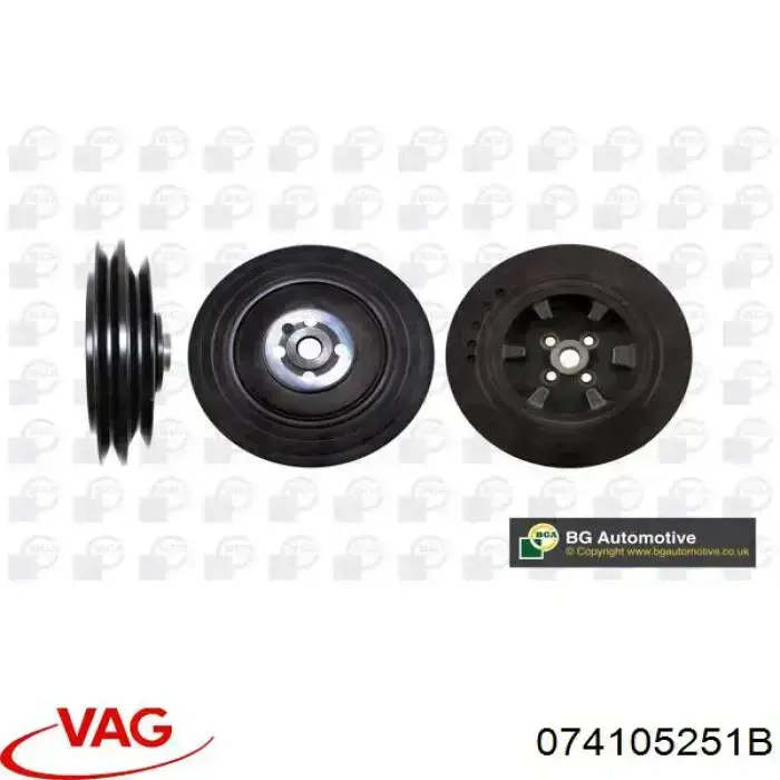 074105251B VAG Polea de cigüeñal original y equivalente