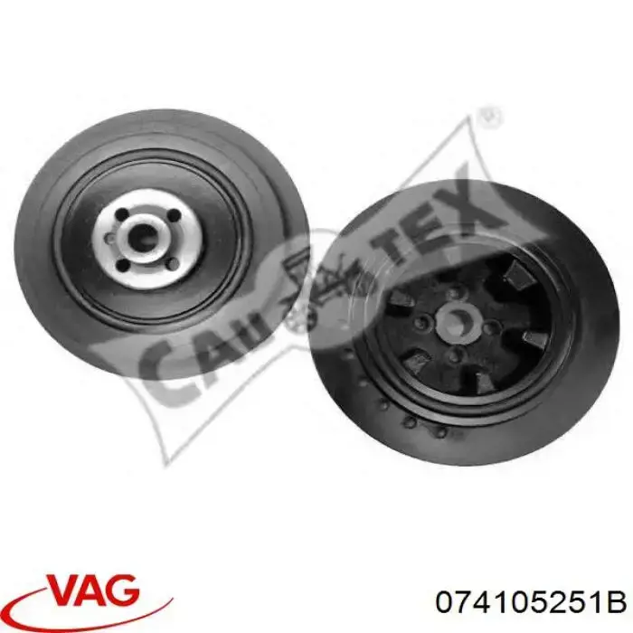 Шкив коленвала (демпфер) VAG 074105251B цена, от 21.16 USD
