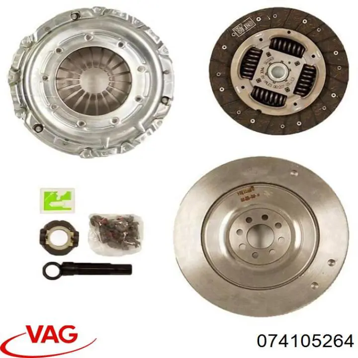 Купить 074105264 VAG Комплект сцепления (диск, корзина, подшипник)