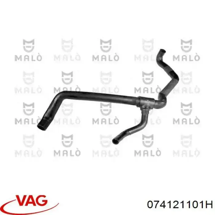 Шланг радиатора охлаждения VAG 074121101H цена, от 41.61 USD