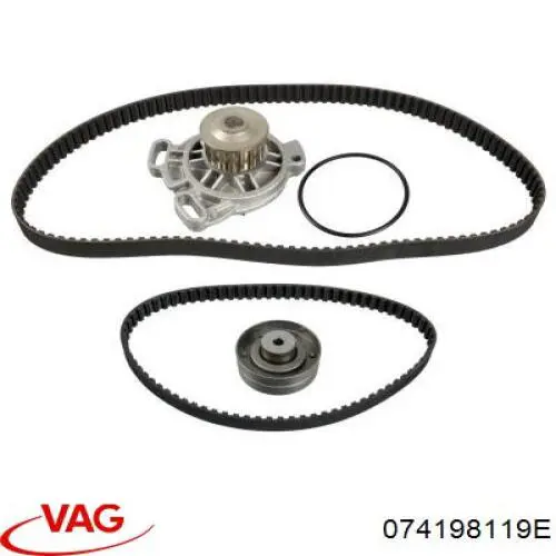 ГРМ ремни, комплект VAG 074198119E цена, от 89.61 USD