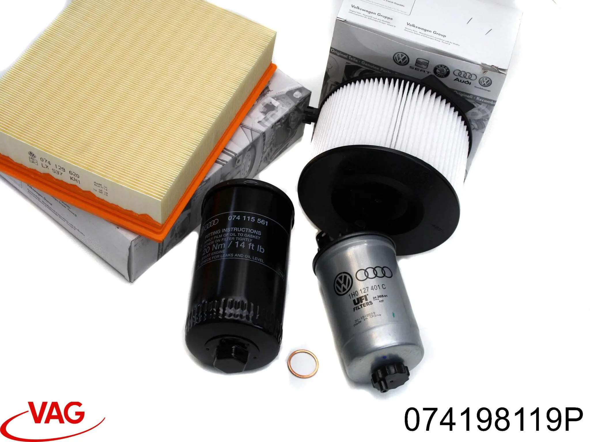 ГРМ ремни, комплект VAG 074198119P цена, от 138.16 USD