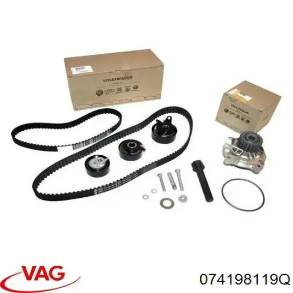 ГРМ ремни, комплект VAG 074198119Q цена, от 156.63 USD