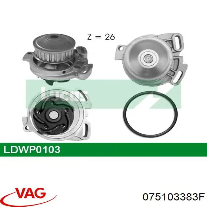 Прокладка ГБЦ VAG 075103383F цена, от 55.91 USD