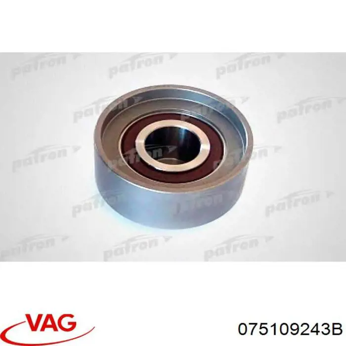 Обводной ролик ремня ГРМ VAG 075109243B цена, от 35.77 USD