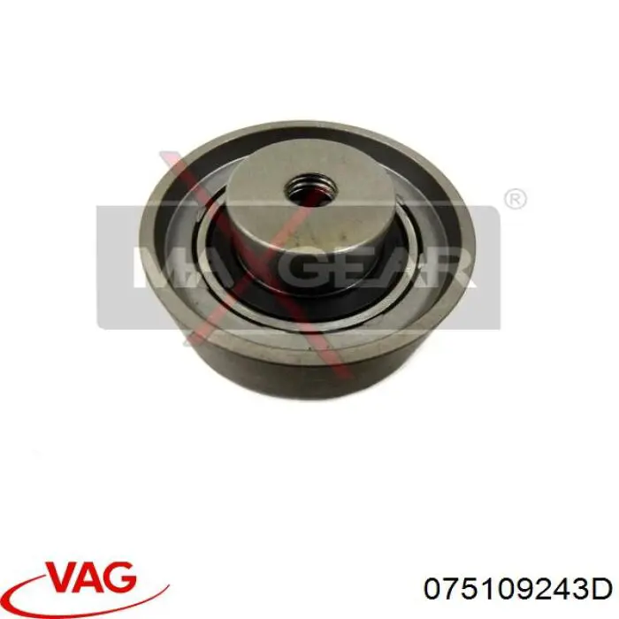 Обводной ролик ремня ГРМ VAG 075109243D цена, от 37.07 USD