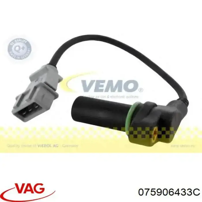 Sensor de posición del cigüeñal 075906433C VAG