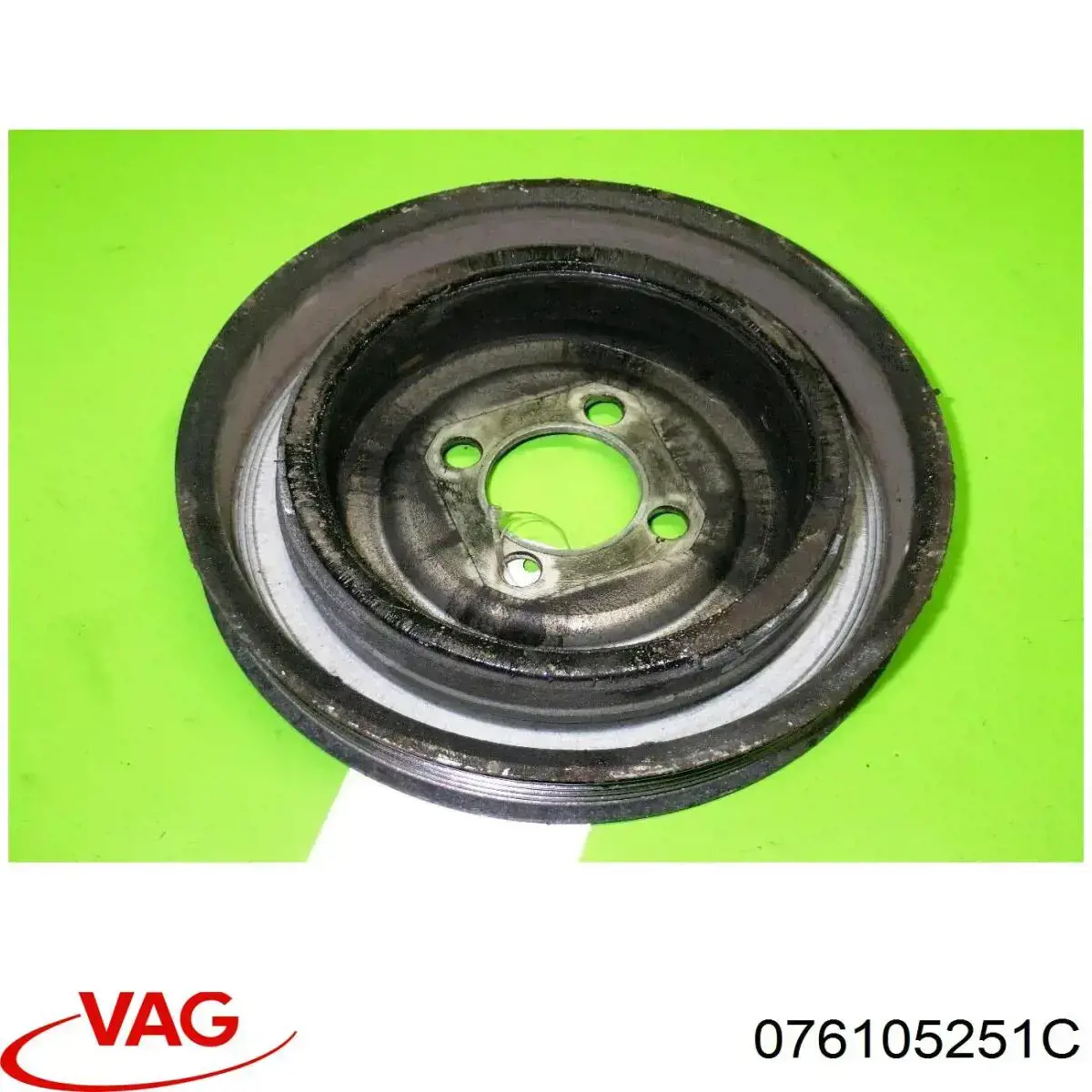 Шкив коленвала (демпфер) VAG 076105251C цена, от 1208.46 USD