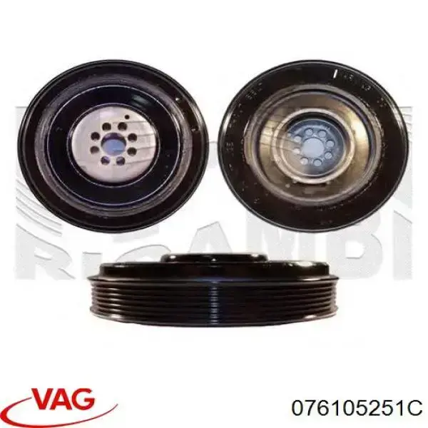Купить 076105251C VAG Шкив-демпфер коленвала
