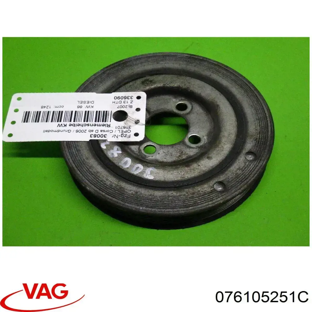 076105251C VAG Polea de cigüeñal original y equivalente