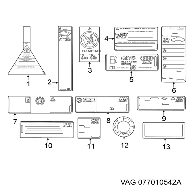  VAG 077010542A