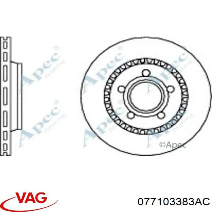 Прокладка головки блока цилиндров (ГБЦ), правая VAG 077103383AC цена, от 33.30 USD