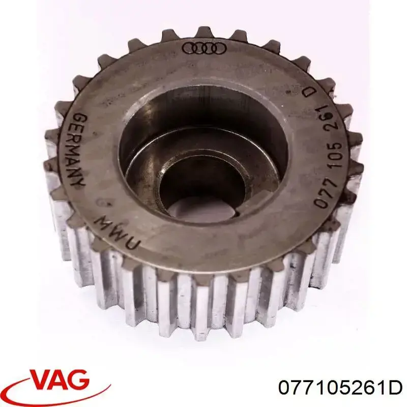 Купить 077105261D VAG Шестерня привода коленвала двигателя