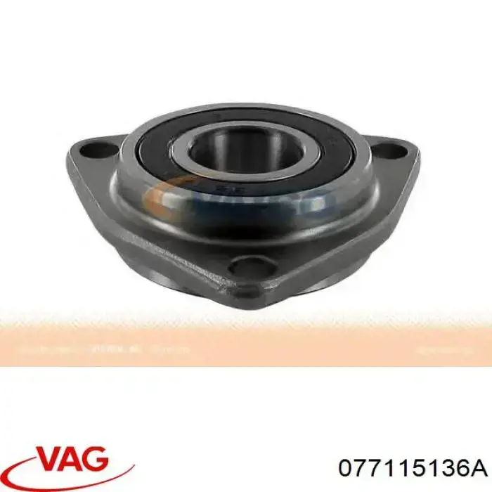 Купить 077115136A VAG Кронштейн вискомуфты системы охлаждения опорный
