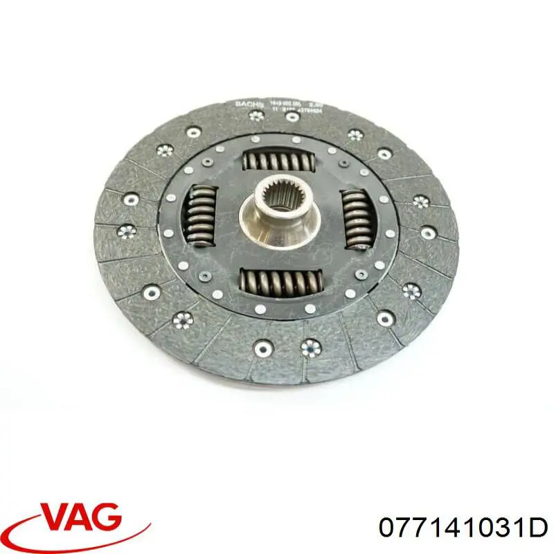 077141031D VAG Диск сцепления ведомый