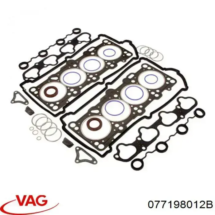 077198012B VAG комплект прокладок двигателя верхний