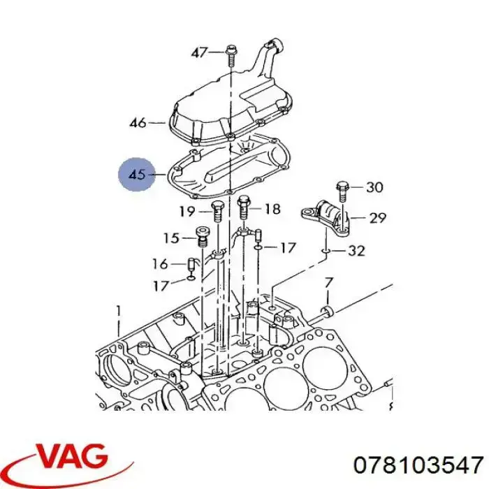  VAG 078103547 цена, от 12.67 USD