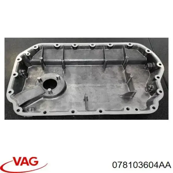 Поддон масляный картера двигателя, нижняя часть VAG 078103604AA цена, от 41.27 USD