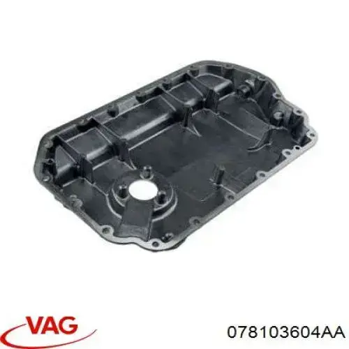 Купить 078103604AA VAG Поддон масляный картера двигателя, нижняя часть