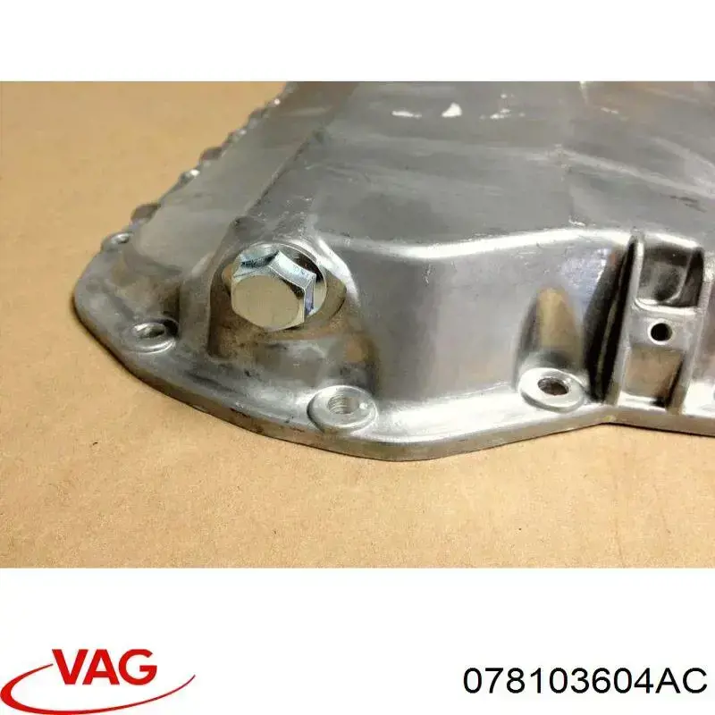 078103604AC VAG Поддон масляный картера двигателя, нижняя часть
