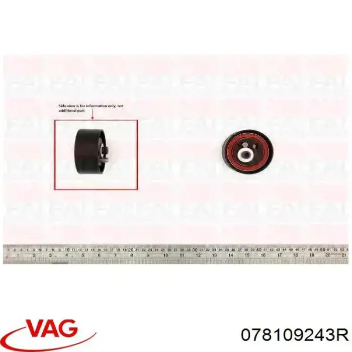 Ролик натяжителя VAG 078109243R