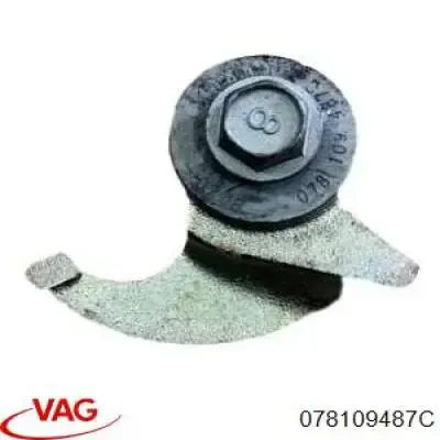 Купить 078109487C VAG Кронштейн натяжителя ремня ГРМ