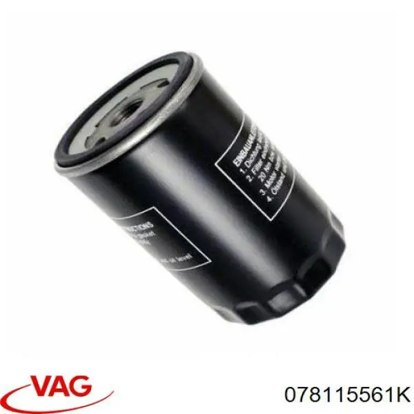 Купить 078115561K VAG Фильтр центробежный очистки масла