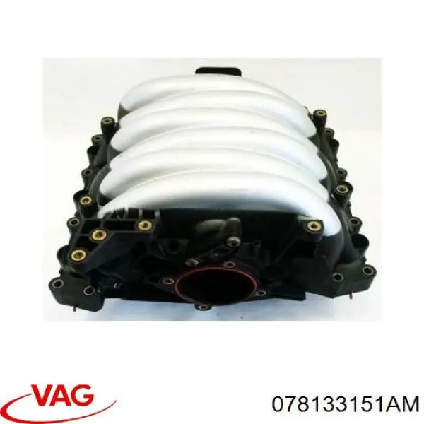 Коллектор впускной на Audi A8 D2 4D2, 4D8