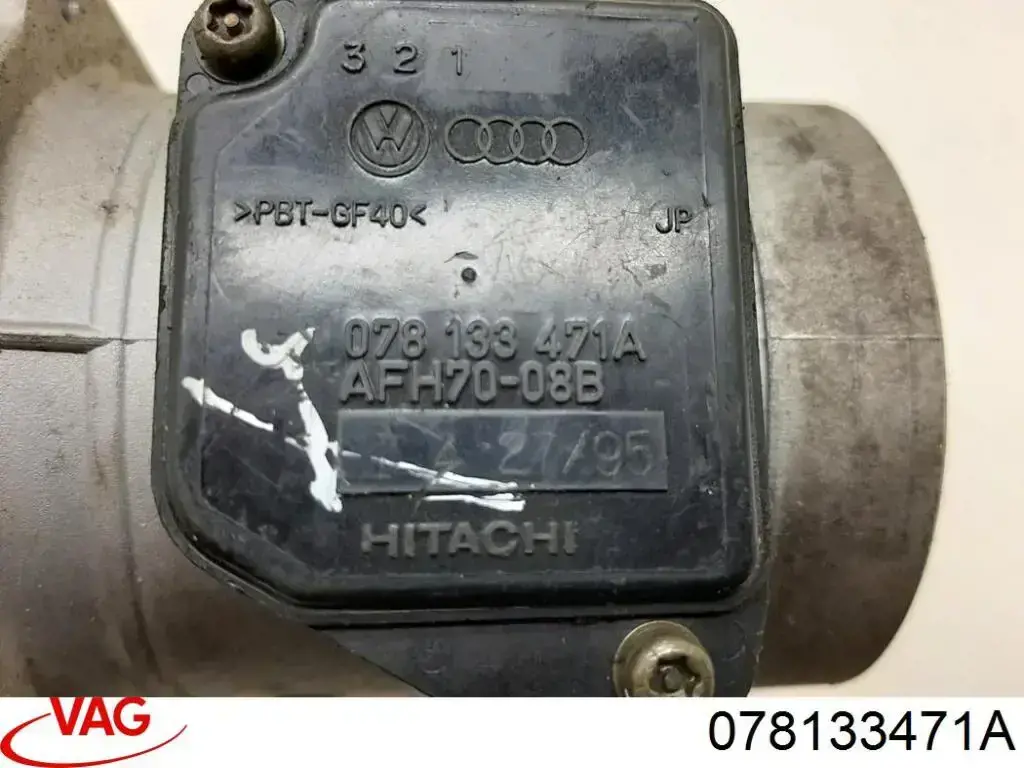 Датчик массового расхода воздуха VAG 078133471A цена, от 54.41 USD